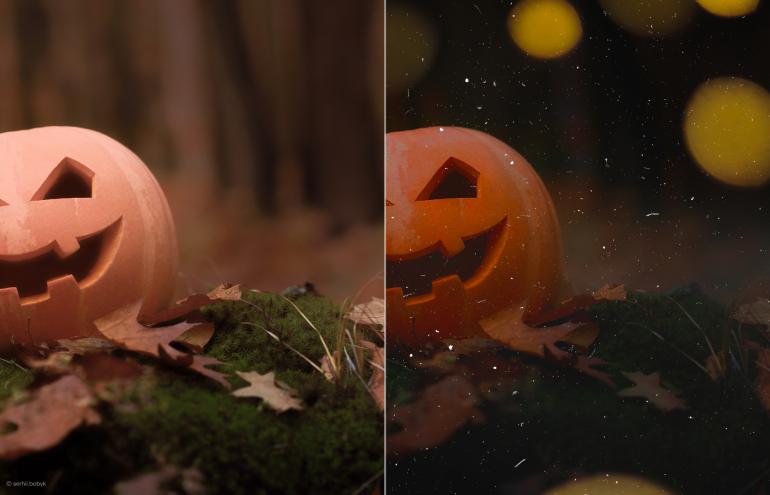 So entstehen gruselige Halloween-Bilder im Handumdrehen