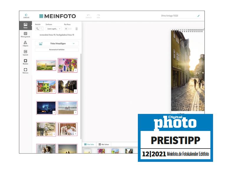 Meinfoto.de Echtfotokalender Testergebnis