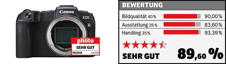 Canon EOS RP Testergebnis 