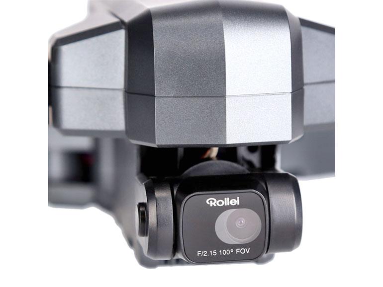 4K-Ultra-HD-Kamera: Die integrierte Rollei-Kamera mit 1/3-Zoll- CMOS-Sensor verfügt über eine 4K-Ultra-HD-Auflösung.