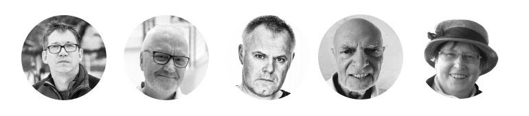 (v.l.n.r.) Michael Brücker, Wilfried Pernak, Conny Griebel, Helmut Ter, Sigrid Hülsmann
