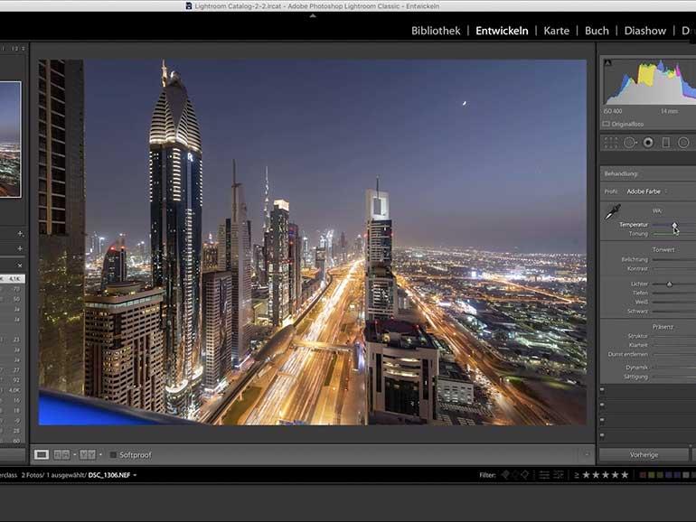 In Lightroom bearbeiten