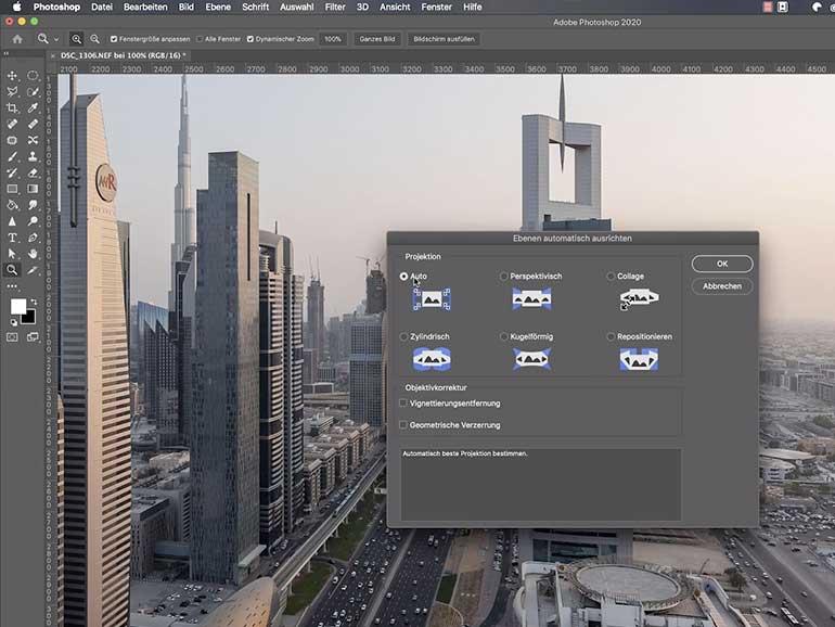 In Photoshop öffnen