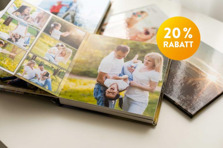 myFUJIFILM spendiert zur Zeit 20 % Rabatt auf Fotobücher & Fotoabzüge.