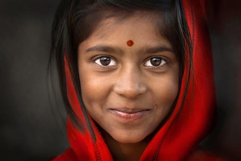 Padmini, Mädchen aus Khajuraho, Indien