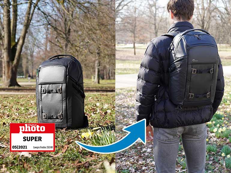 In unserem Test konnte der Lowepro Freeline 350 AW überzeugen.