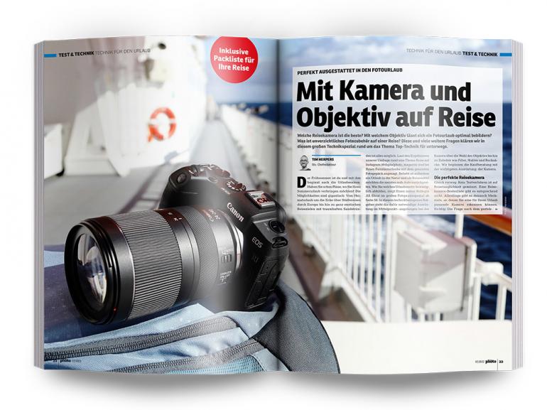 Mit Kamera und Objektiv auf Reise