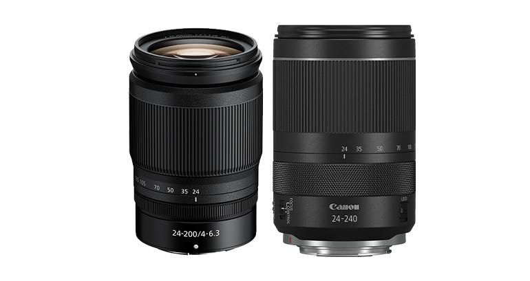 Reisezooms – hier von Nikon und Canon – genossen lange nicht den besten Ruf.