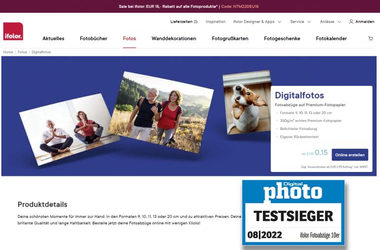 ifolor Testergebnis
