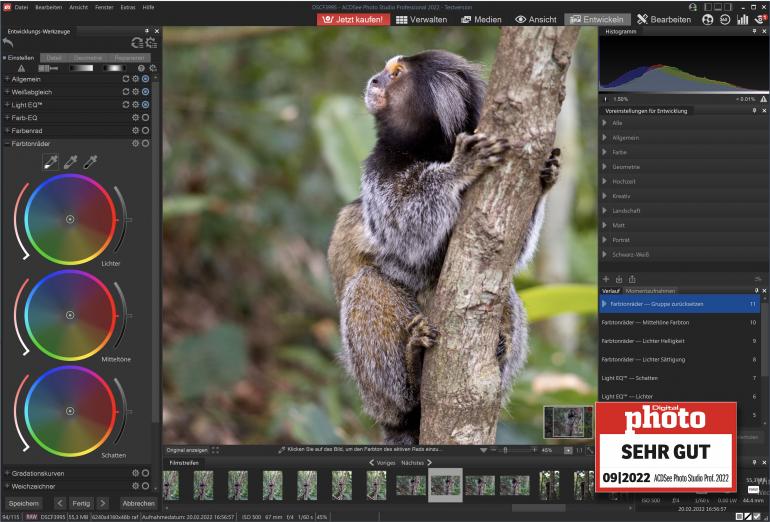 ACDSee Photo Studio Professional 2022 Testergebnis