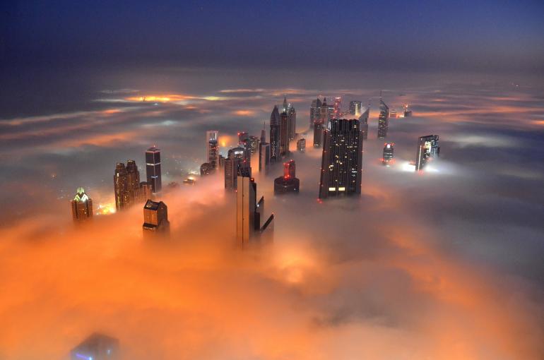 Nebel über Dubai