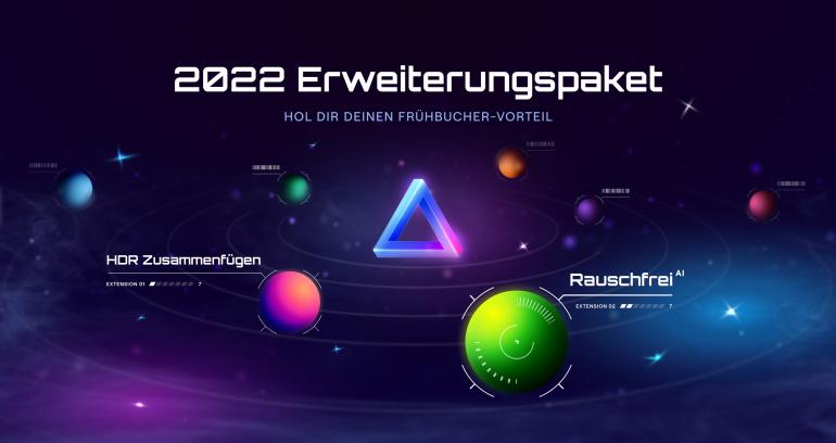 Skylum hat sich zum Ziel gesetzt, Luminar Neo zu einer der zentralen Plattformen für kreative Fotobearbeitung zu entwickeln. 7 Erweiterungen folgen bis Ende 2022.