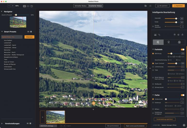 Gutes noch besser machen? Die neue Software Radiant Photo versteht sich vor allem als intelligenter Bildverbesserer und möchte Nutzerinnen und Nutzern dabei helfen, die eigenen Fotos noch schneller zur Druckreife zu bringen.