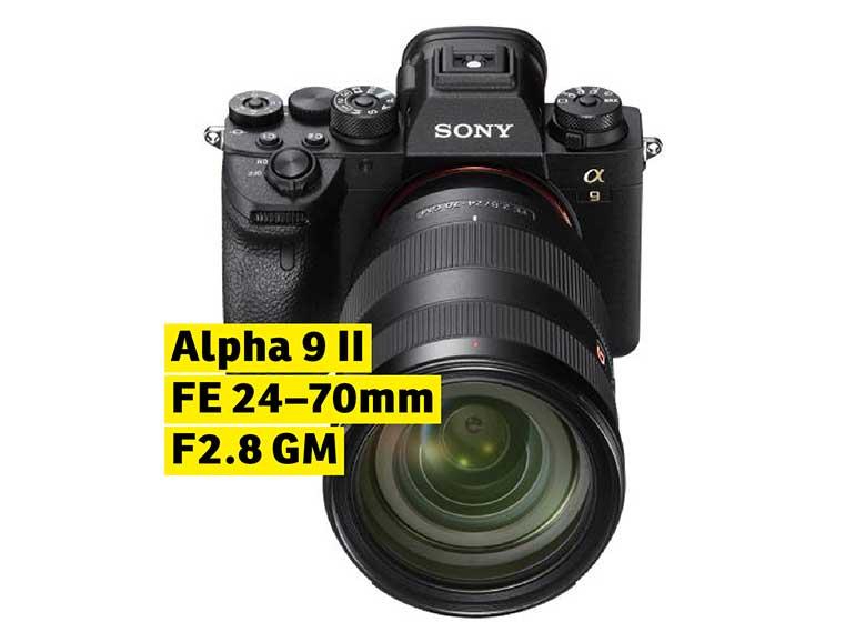 Sony Alpha 9 II FE 24–70mm F2.8 GM