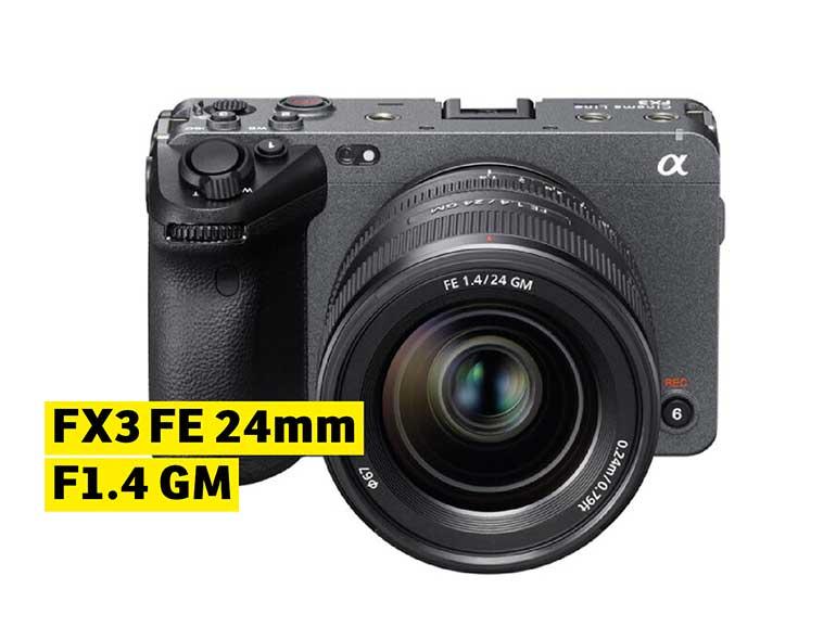 Sony FX3 FE 24mm F1.4 GM