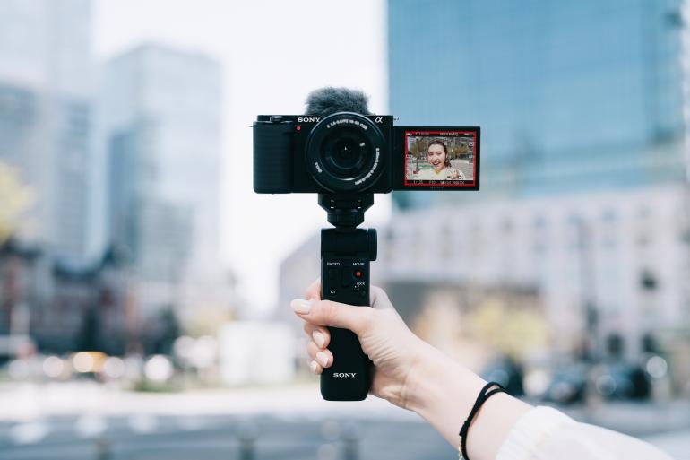 Sony ZV-E10 im Vlogging-Einsatz