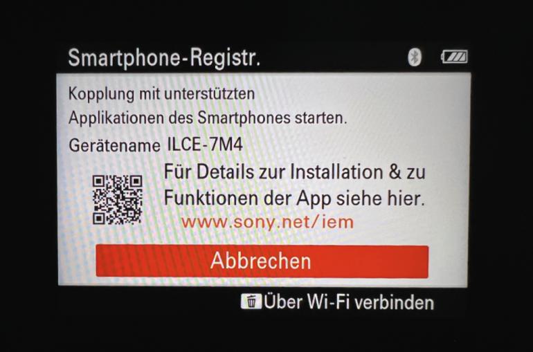 Smartphone registrieren