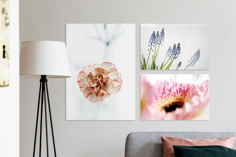 Individuelle Arrangements: Wie Sie Ihre Fotos an die Wand bringen, bleibt Ihnen überlassen. Mit den Kauftipps von WhiteWall haben Sie stets den nötigen Überblick, um Ihre Fotos bestmöglich aufzuhängen.