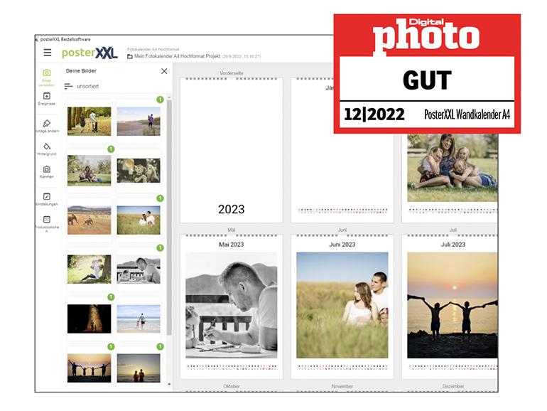 PosterXXL Fotokalender Testergebnis.
