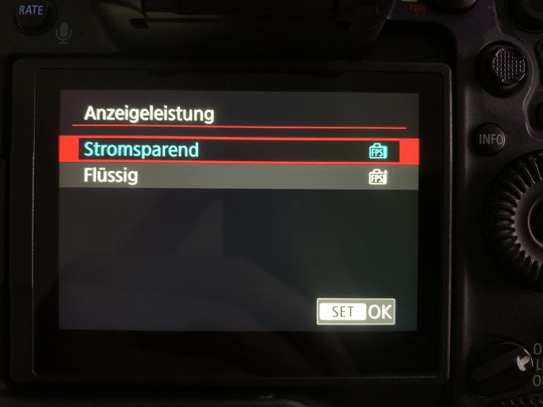 Anzeigeleistung