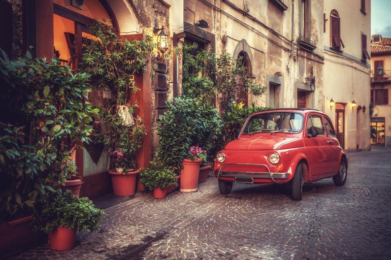 Rotes Auto