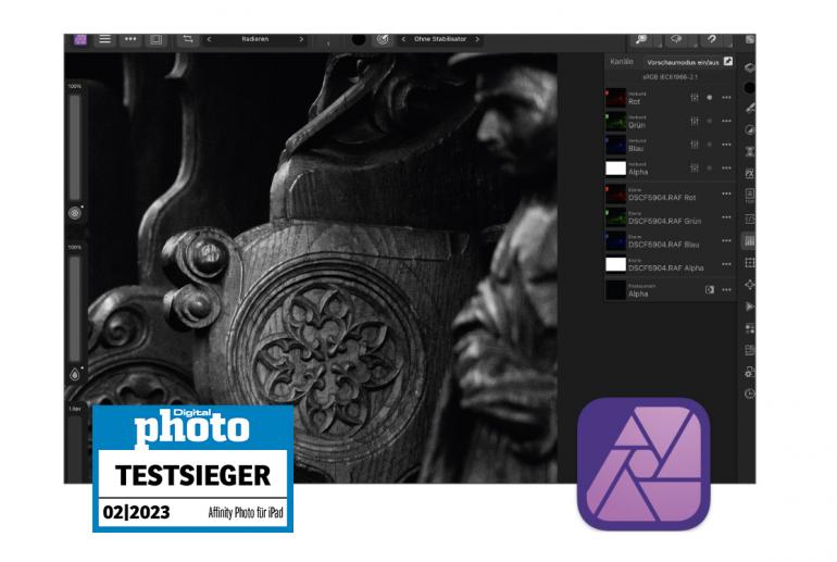 Affinity Photo für iPad Testergebnis