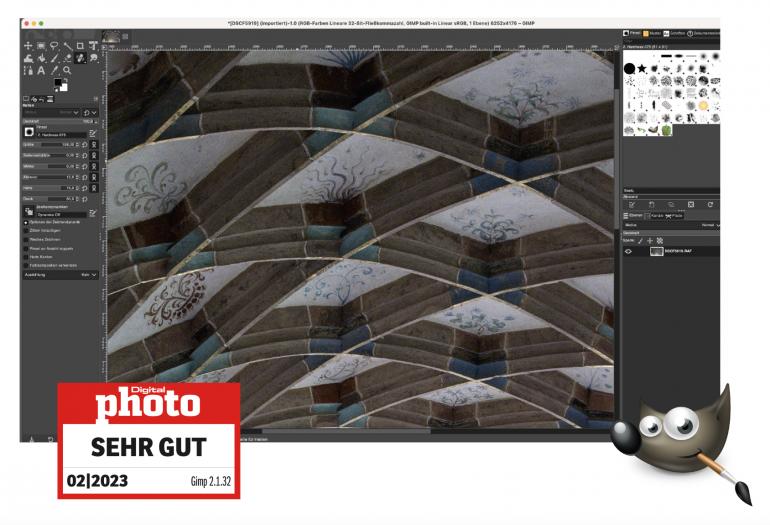 Gimp 2.1.32 Testergebnis