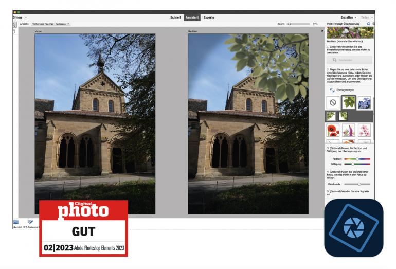 Adobe Photoshop Elements Testergebnis