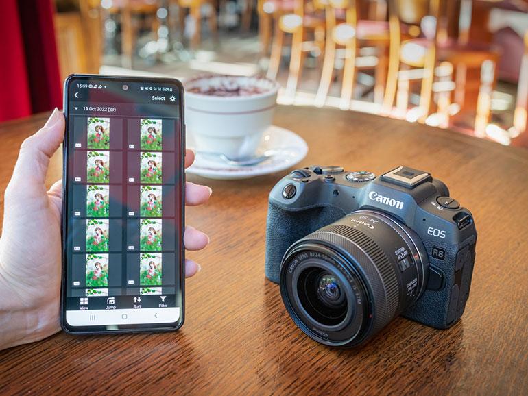 Über die Camera Connect App lassen sich Ihre Aufnahmen problemlos mit anderen teilen.