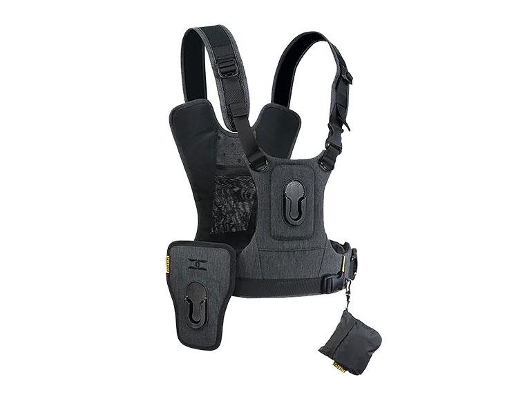 Cotton Carrier Camera Harness-2 G3 Charcoal – Brustgeschirr als Tragesystem für 2 Kameras