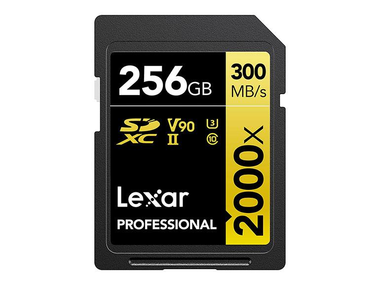 Lexar SDXC Professional UHS-II 2000x V90 256 GB