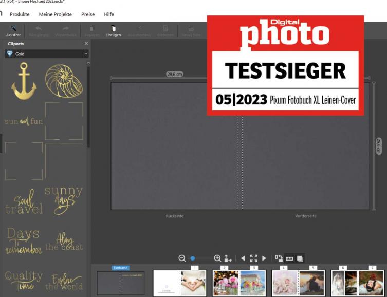 Pixum Fotobuch XL Leinen-Cover Testergebnis