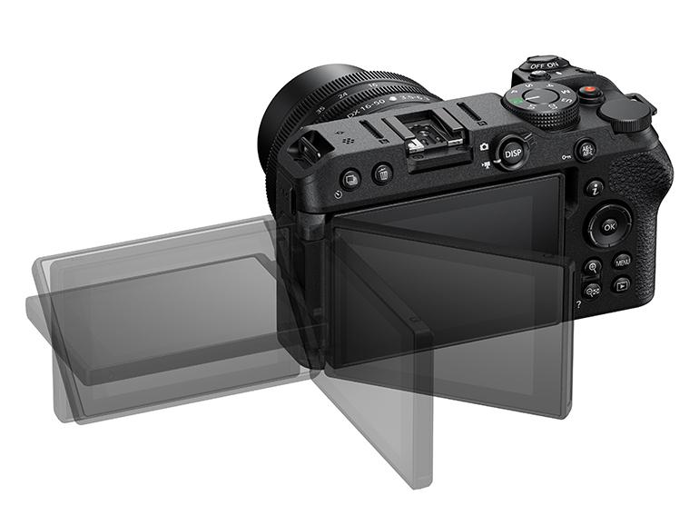 Bewegliches Touch-Display: Wie die Canon R10, bringt auch die Nikon Z 30 einen frei beweglichen Touch-Monitor mit einer Größe von 3 Zoll mit. Das ist auch dann praktisch, wenn man sich selbst filmen möchte.