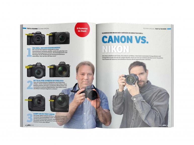 Die einen schwören auf Canon, die anderen auf Nikon. Kein Duell elektrisiert Fotografinnen und Fotografen so sehr wie das der ewigen Rivalen. Doch wer hat nun wirklich die Nase vorn? Im großen Test lassen wir Kameras verschiedener Klassen direkt gegeneinander antreten.