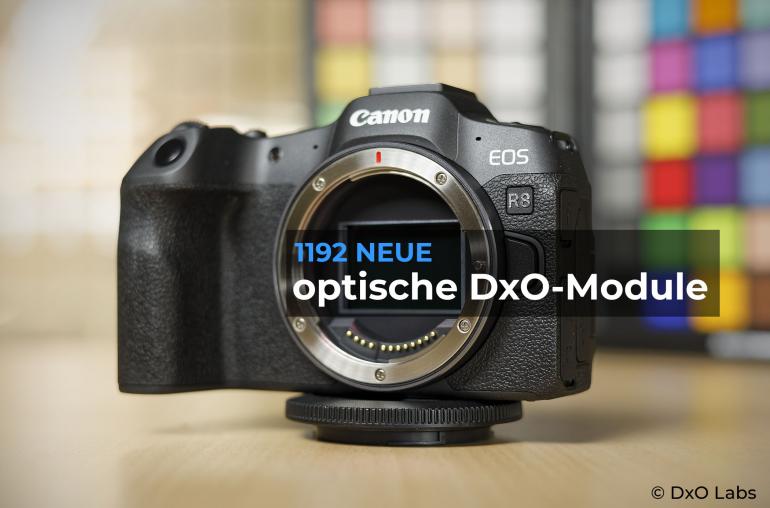 Mit dem aktuellen DxO-Update werden mittlerweile mehr als 82.000
Kamera- und Objektiv-Kombinationen unterstützt.