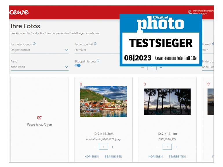 Cewe Fotoabzüge Testergebnis