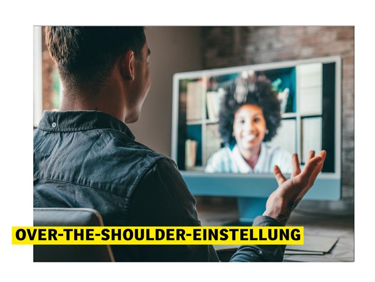Over-the-Shoulder-Einstellung