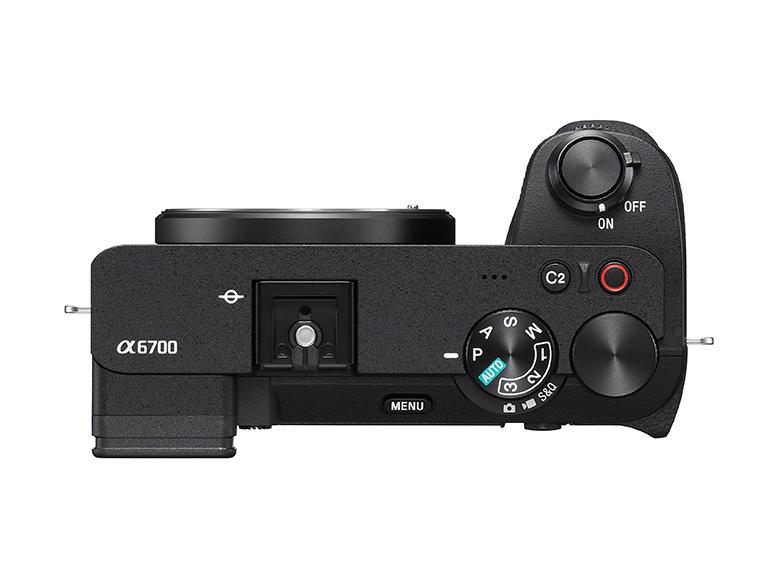 Bedienelemente der Sony Alpha 6700 