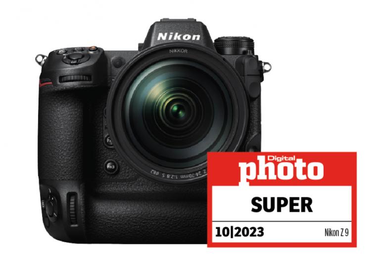 Nikon Z 9 mit Testlogo