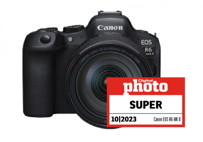 Canon EOS R6 Mark II mit Testlogo