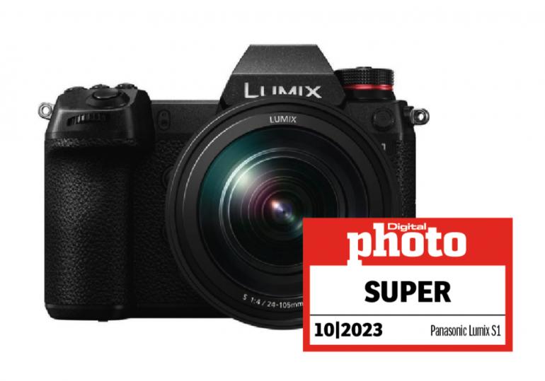 Panasonic Lumix S1 mit Testlogo