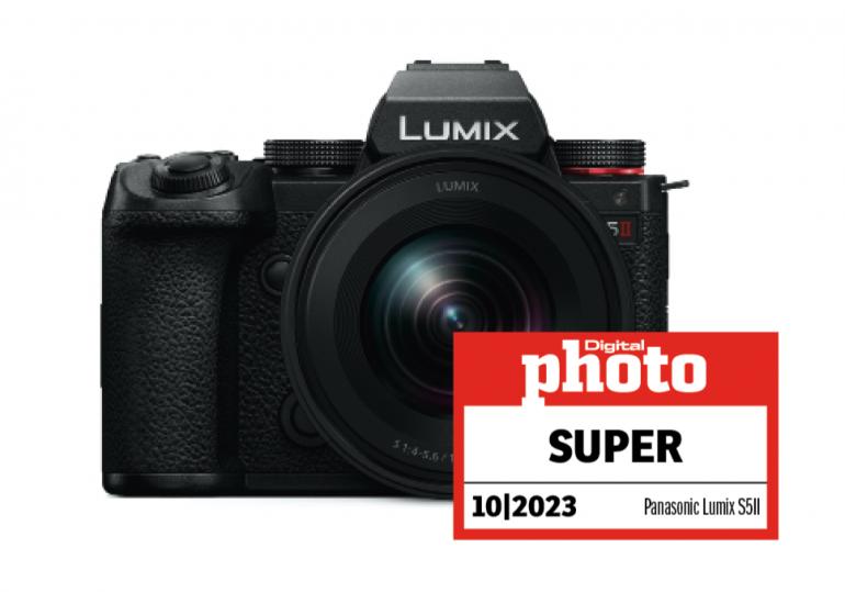 Panasonic Lumix S5 II mit Testlogo
