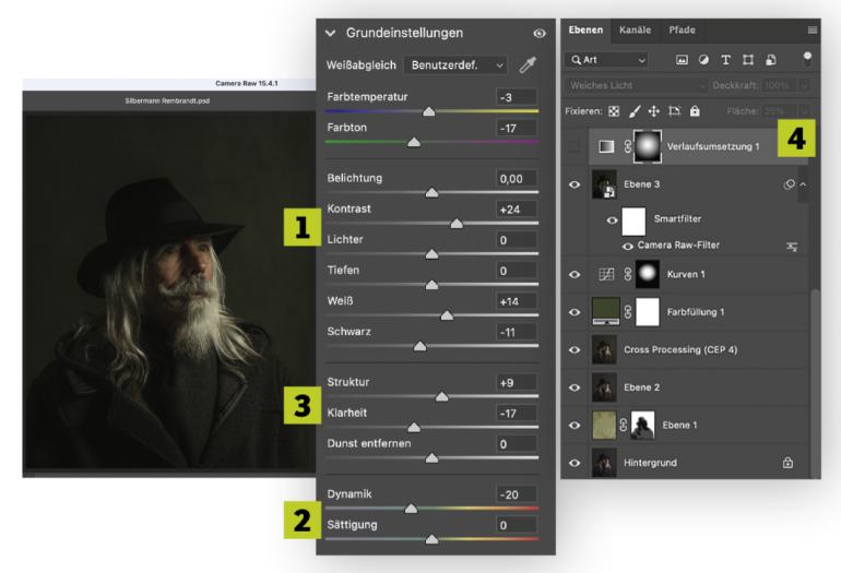 Rembrandt-Porträts in 7 Schritten mit Photoshop optimieren