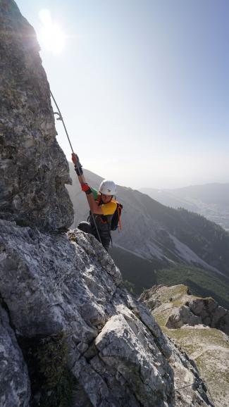 Einsatz im Hochgebirge: Beim Bergsteigen fiel das leichte Ultra-Weitwinkelobjektiv kaum ins Gewicht. Der weite Brennweitenbereich machte spektakuläre Aufnahmen möglich. Sony Alpha 6500 | Sigma 10–18mm F2.8 DC DN | Contemporary 10mm | 1/1000 s | f/6,3 | ISO 200