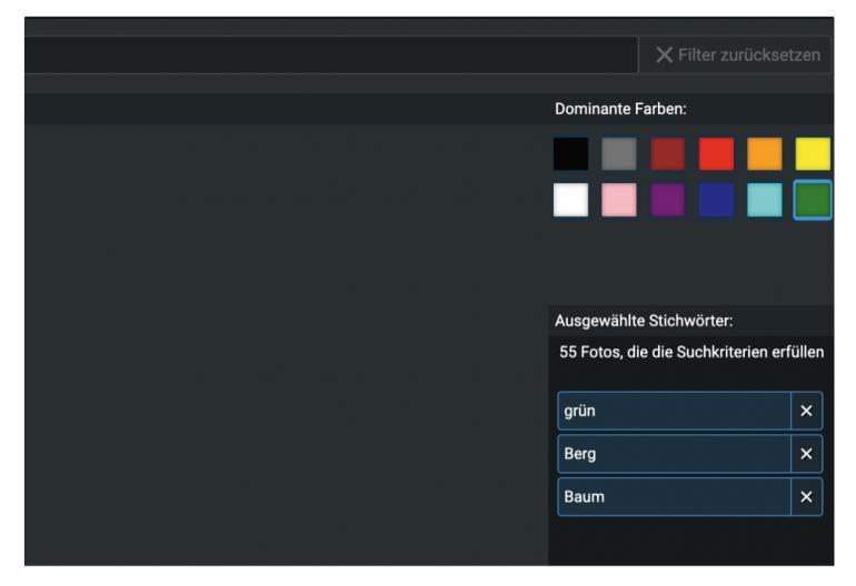 Suche nach Farben