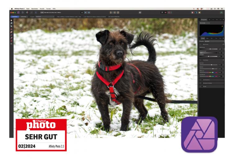 Affinity Photo 2.3 Testergebnis