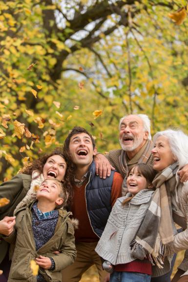 Unser Ausgangsfoto: ein Familienporträt.