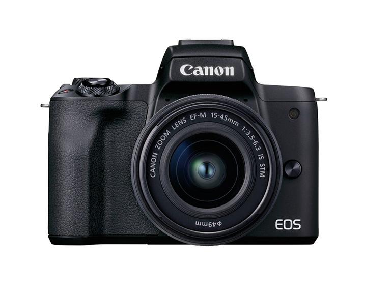 Canon EOS M50 Mark II mit Testlogo