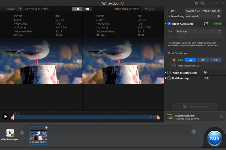 Winxvideo AI ist eine KI-gesteuerte Software um Videos und Fotos zu optimieren oder zu konvertieren.