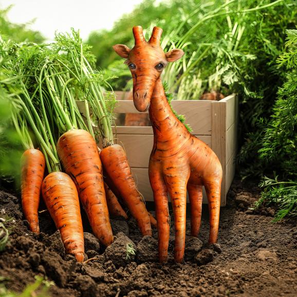 Von der Karotte zur „Karoffe“: Photoshop macht es möglich! 